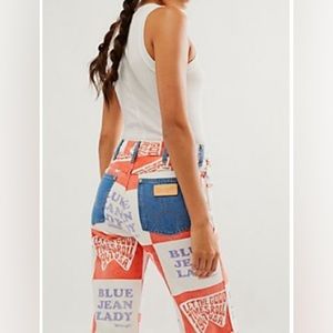 Wrangler Wanderer 622 Printed High-Rise Jeans